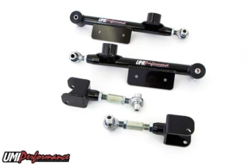 Picture of UMI Performance 79-98 Ford Mustang Upper & Lower Rear Control Arms Kit