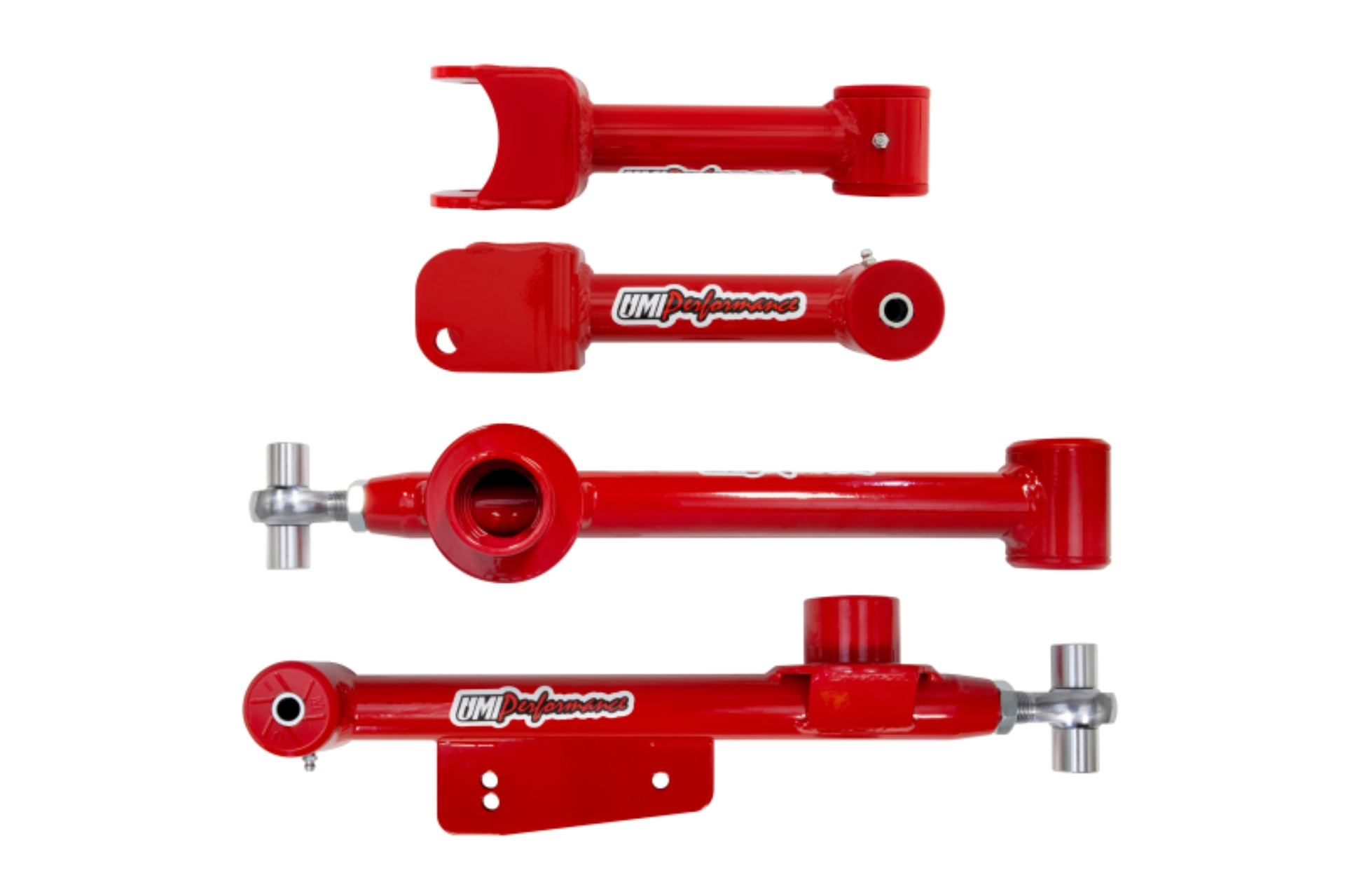 Picture of UMI Performance 79-98 Ford Mustang Upper & Lower Rear Control Arms Kit