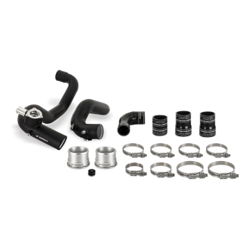 Picture of Mishimoto 21+ Bronco 2.3L Intercooler Pipe Kit Micro Wrinkle Black