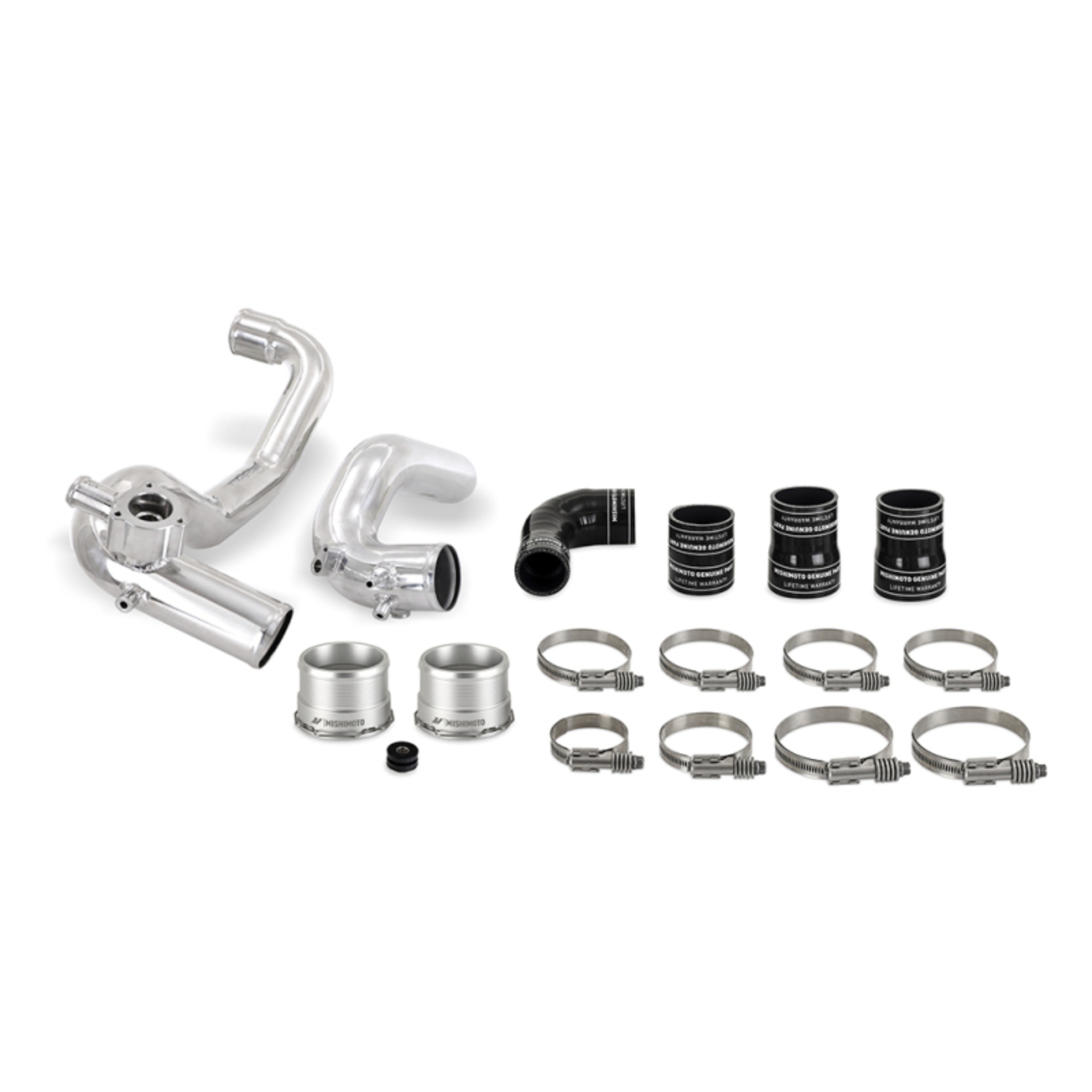 Picture of Mishimoto 21+ Bronco 2.3L Intercooler Pipe Kit Polished