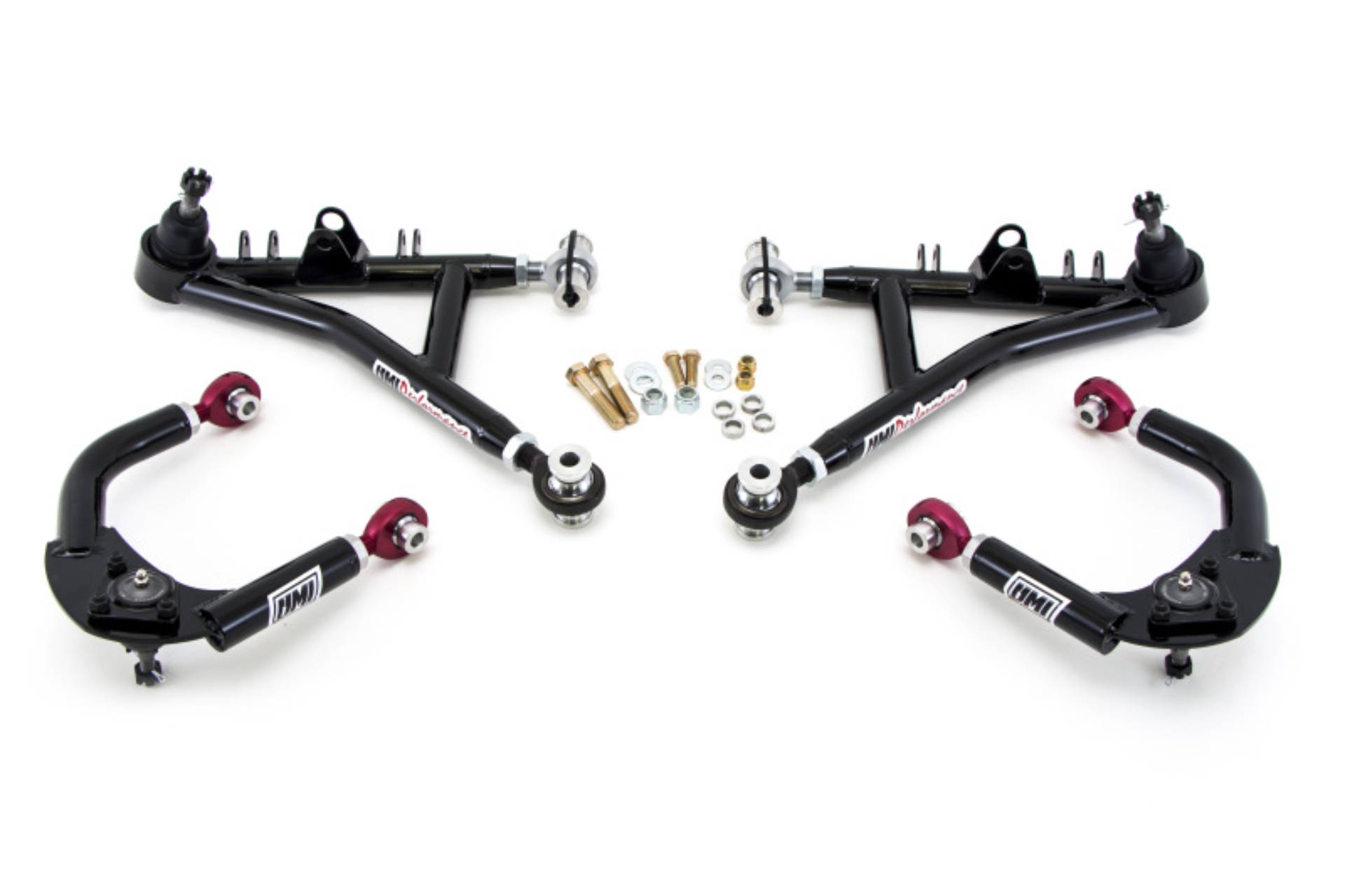 Picture of UMI Performance 93-02 GM F-Body Front A-arm Kit Adjustable CrMo Drag Race