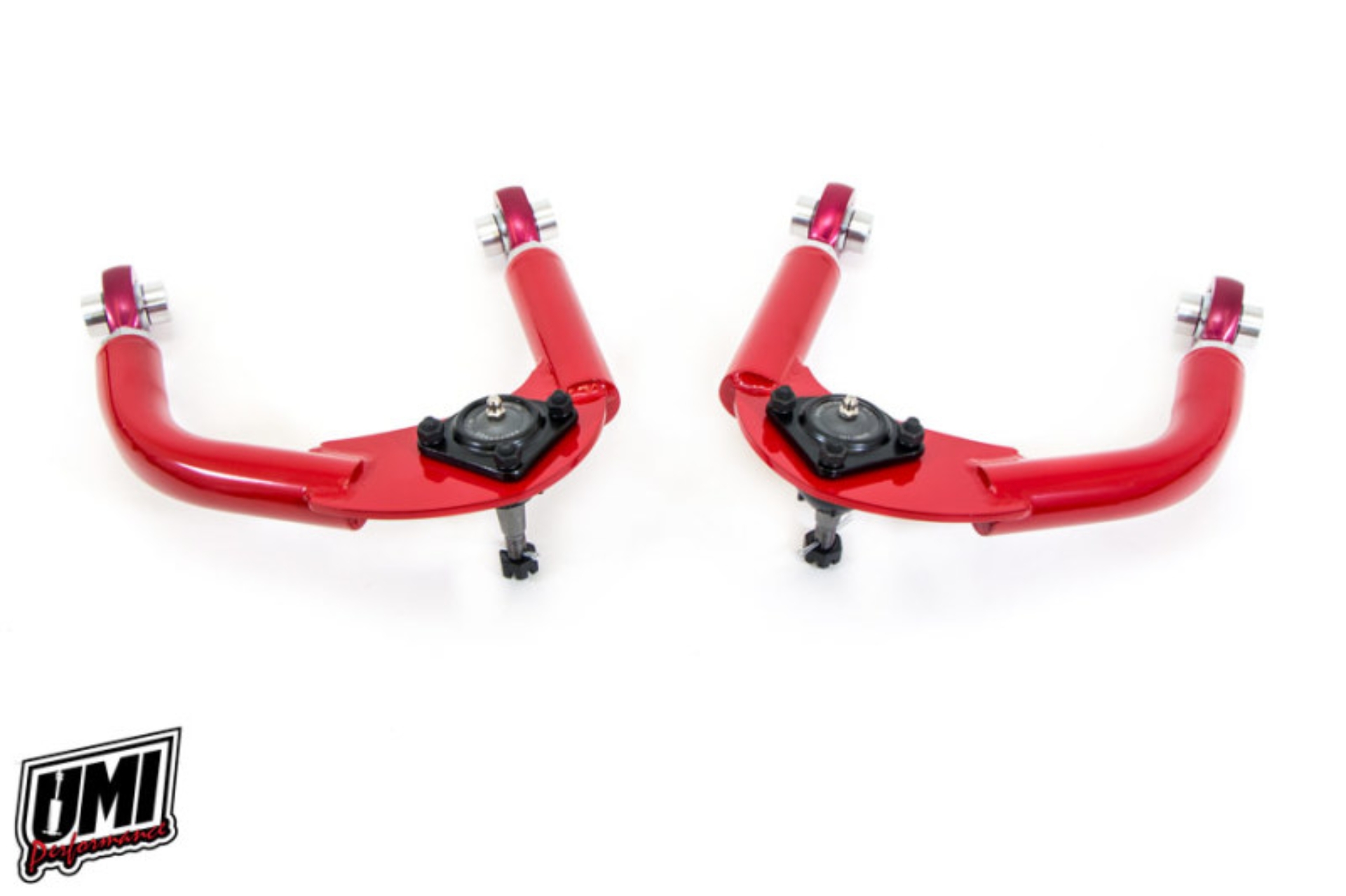 Picture of UMI Performance 93-02 GM F-Body Upper A-Arm Adj. Drag CrMo - Red