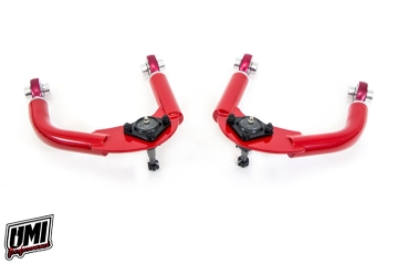 Picture of UMI Performance 93-02 GM F-Body Upper A-Arm Adj. Drag CrMo - Red