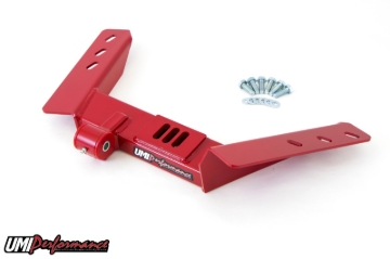 Picture of UMI Performance 82-92 GM F-Body TH400 Tunnel Brace Front Mount- Red