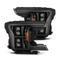 Picture of AlphaRex 18-20 Ford F-150 NOVA LED Proj Headlight Alpha Blk (14th Gen G2 Style)