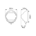 Picture of Hella Rallye 4000 LED Driving Lamp Pencil Beam