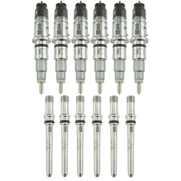 Picture of Industrial Injection 07.5-12 Cummins 6.7L Reman Stock Injector Pack w/ Connecting Tubes - Set of 6