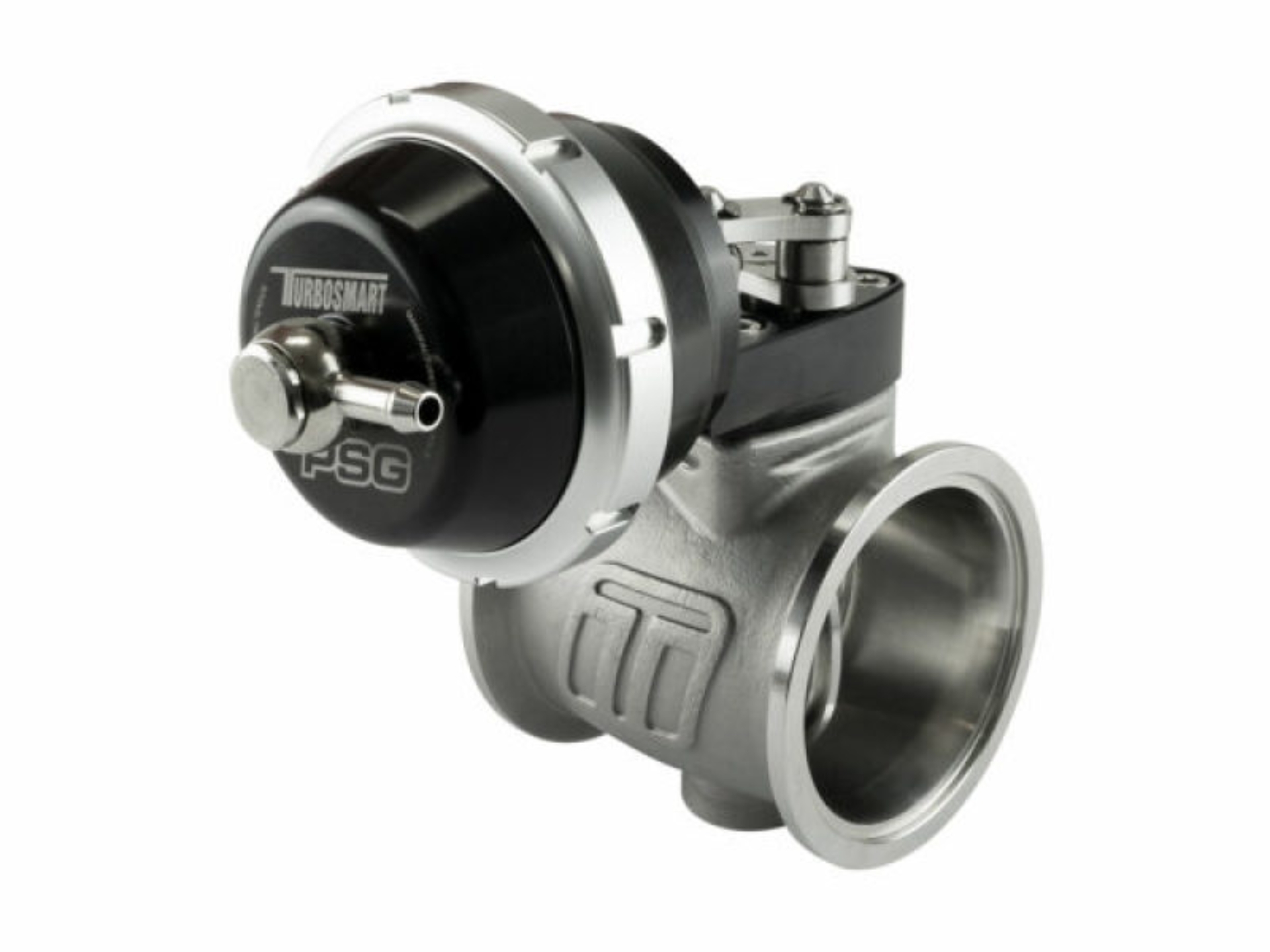 Picture of Turbosmart PSG50V Pneumatic Straight Gate (Vacuum) 6in Hg Black