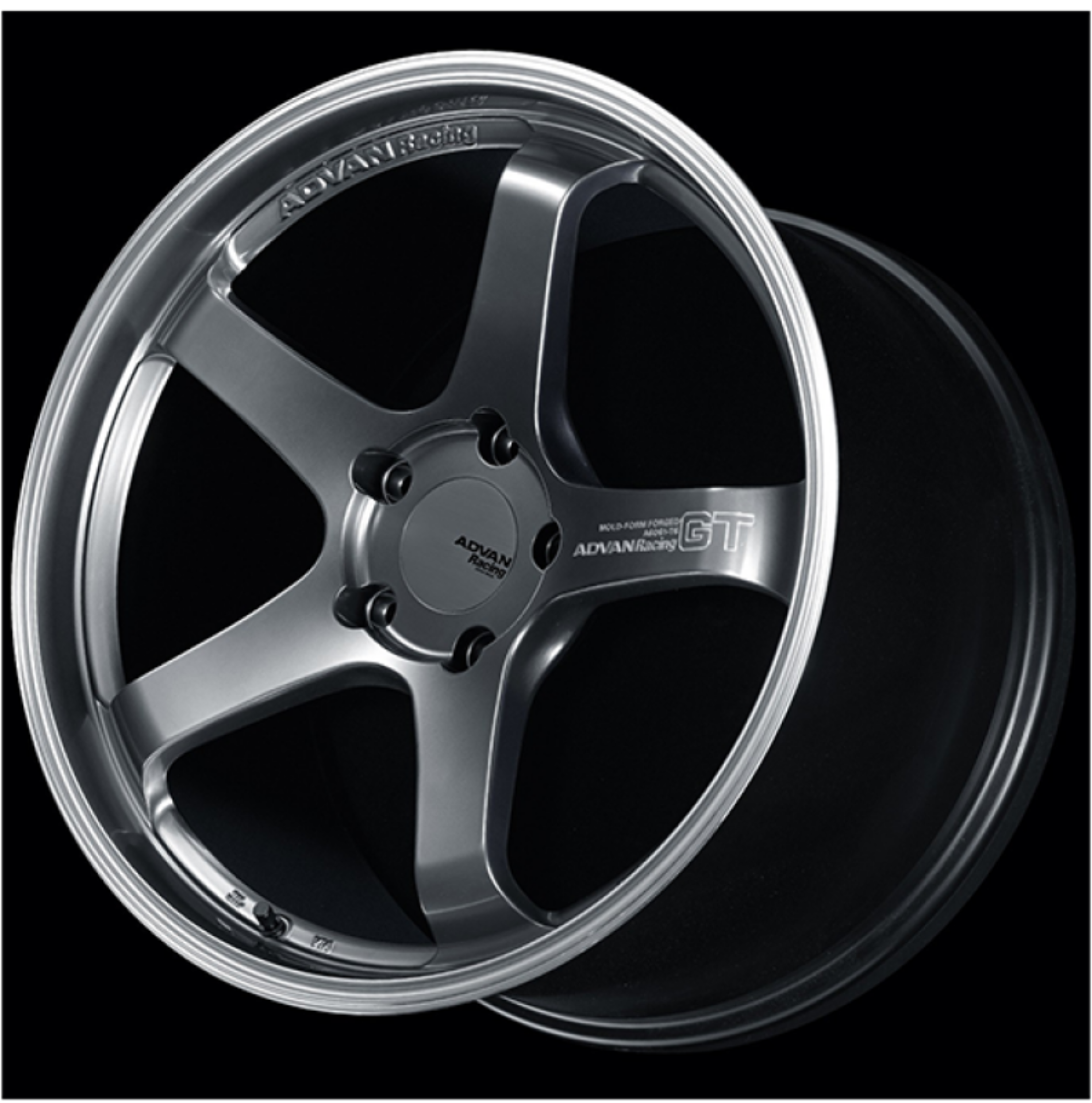 Picture of Advan GT Beyond 18x10 +35 5x114.3 Racing Titanium Black Wheel