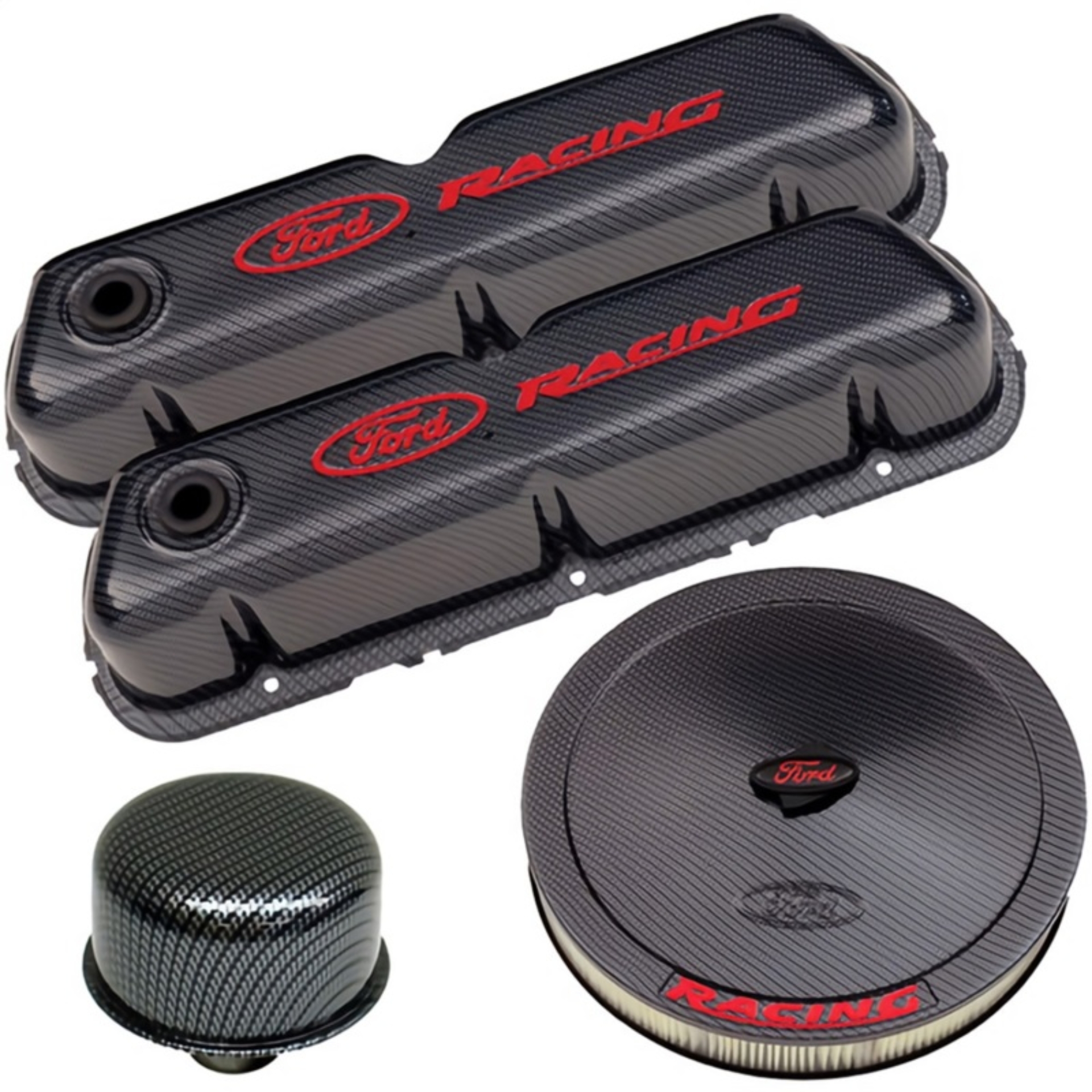 Picture of Ford Racing Complete Dress Up Kit - Carbon Fiber Style Finish