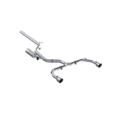 Picture of MBRP 2022 Volkswagen Golf GTI MK8 T304 SS 3in Cat-Back Exhaust 2.5in Dual Split Rear w/ SS Tips
