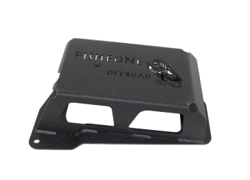 Picture of Fishbone Offroad 12-17 Jeep Wrangler JK Steel EVAP Canister Skid Plates - Black Textured Powdercoat