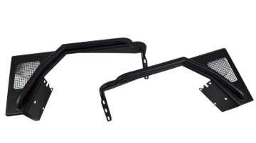 Picture of Fishbone Offroad 97-06 Jeep Wrangler TJ Steel Tube Fenders Front 3In Flare - Blk Textured Powdercoat