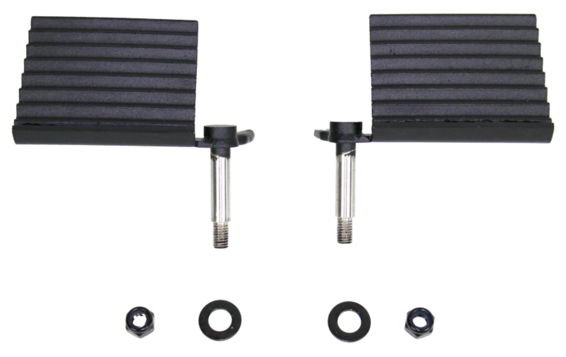 Picture of Fishbone Offroad 76-06 Jeep CJ YJ TJ Wrangler Foot Peg Set Gloss - Black