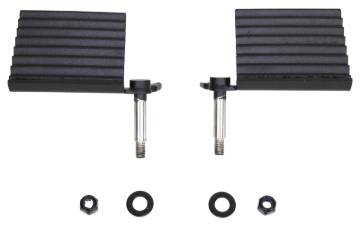 Picture of Fishbone Offroad 76-06 Jeep CJ YJ TJ Wrangler Foot Peg Set Gloss - Black