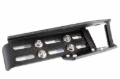 Picture of Fishbone Offroad 2007+ Jeep Wrangler/Gladiator Steel - Black Foot Peg Set