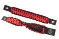 Picture of Fishbone Offroad 97-06 Jeep Wrangler Paracord Door Handles - Black/Red