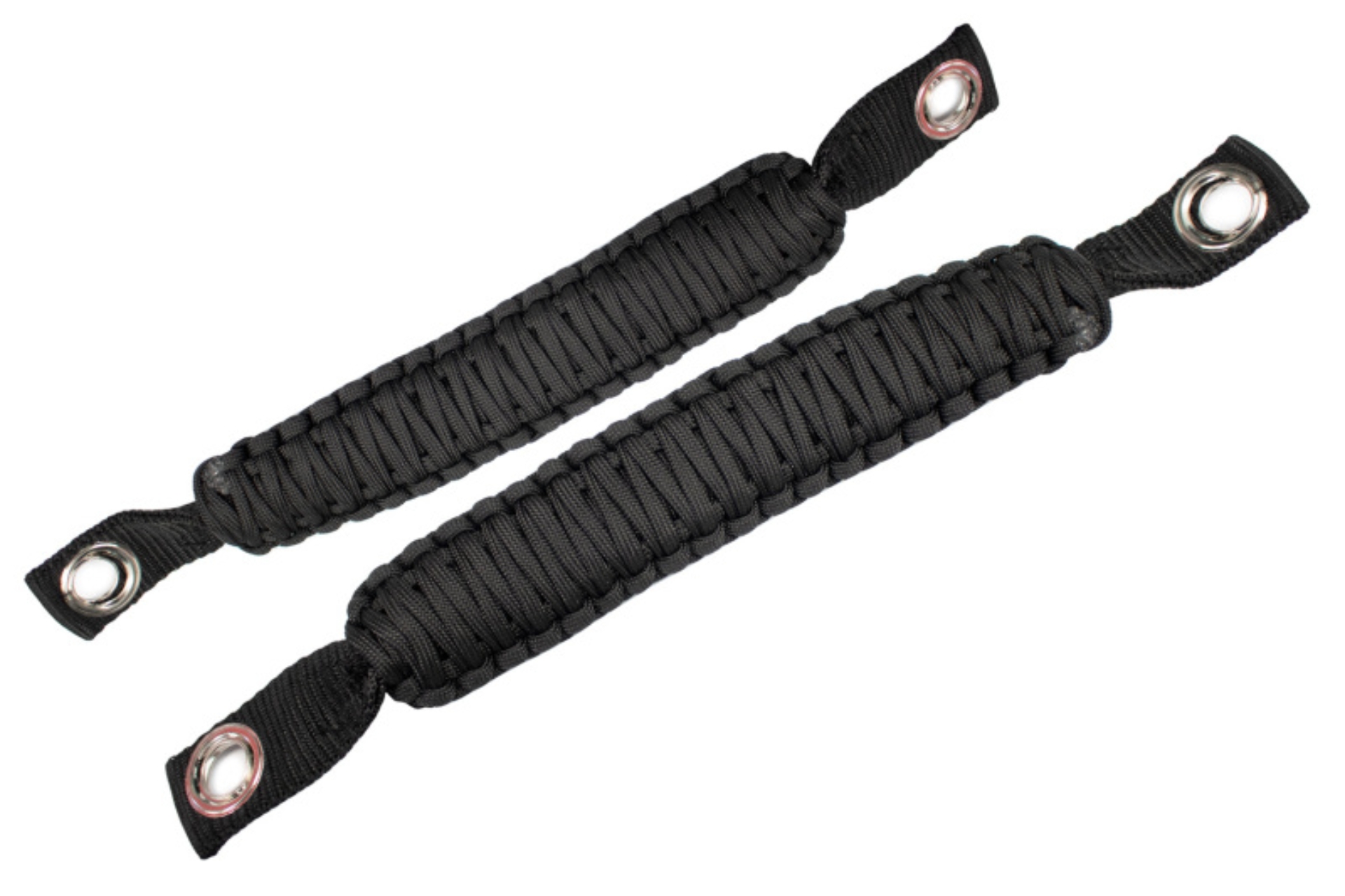 Picture of Fishbone Offroad 07-18 Wrangler JK A Pillar Sound Bar Black Paracord Grab Handles