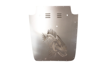 Picture of Fishbone Offroad 97-02 Jeep Wrangler TJ Hood Louver Raw Unpainted