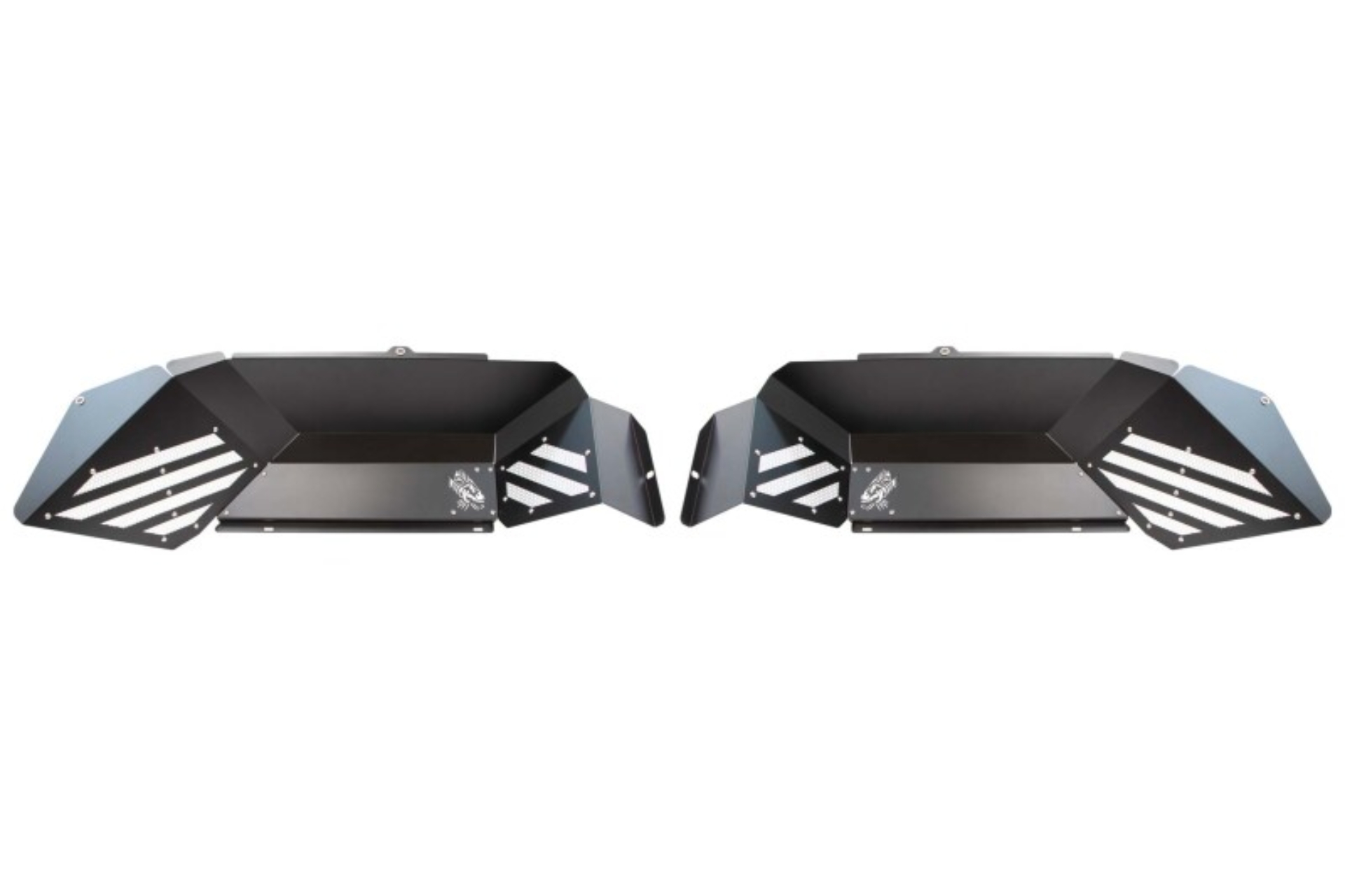 Picture of Fishbone Offroad 2020+ JT Gladiator Rear - Black Aluminum Inner Fenders
