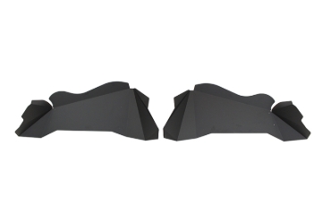 Picture of Fishbone Offroad 07-18 Jeep Wrangler JK Aluminum Rear Inner Fenders - Black Powdercoat