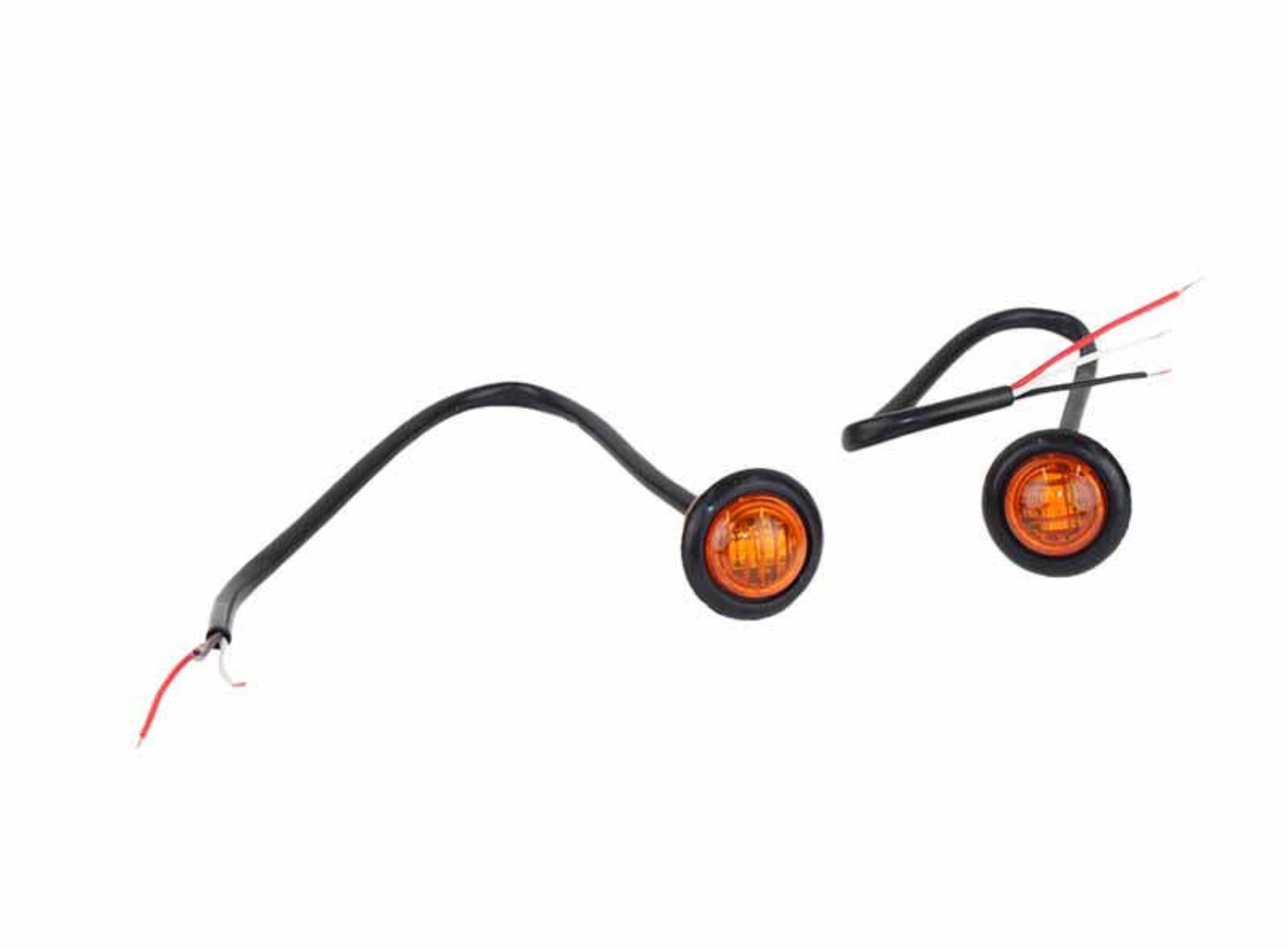 Picture of Fishbone Offroad Amber LEDs 3/4In Pair