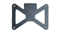 Picture of Fishbone Offroad 2018+ Jeep Wrangler JL - Black Aluminum Hawse Fairlead License Plate Mount