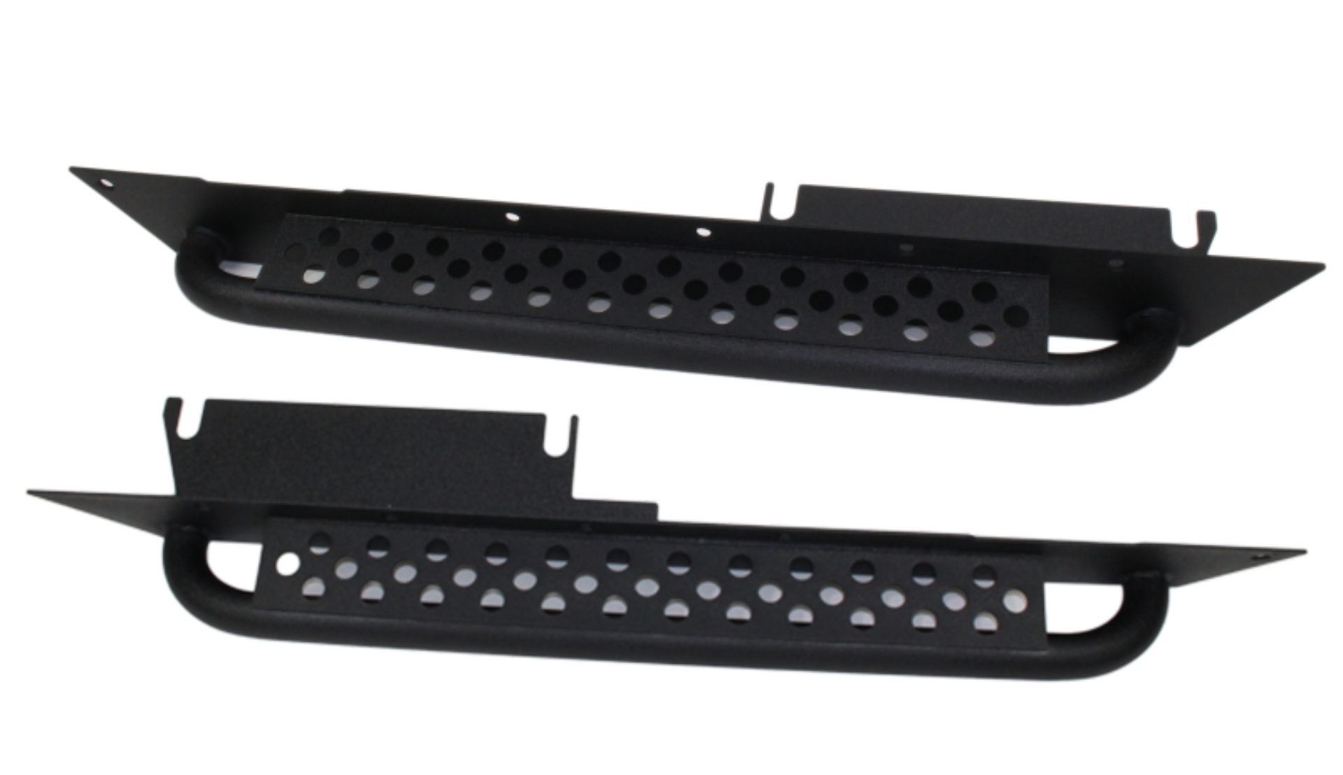 Picture of Fishbone Offroad 97-06 Jeep Wrangler TJ Steel Rock Slider - Black Textured Powdercoat