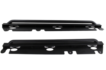Picture of Fishbone Offroad 07-18 Jeep Wrangler JK 4 Door Rubicon Steel Rock Slider - Black Textured Powdercoat