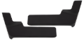Picture of Fishbone Offroad 2018+ Jeep Wrangler JL 2/4 Door - Black Quarter Panel Chip Guards