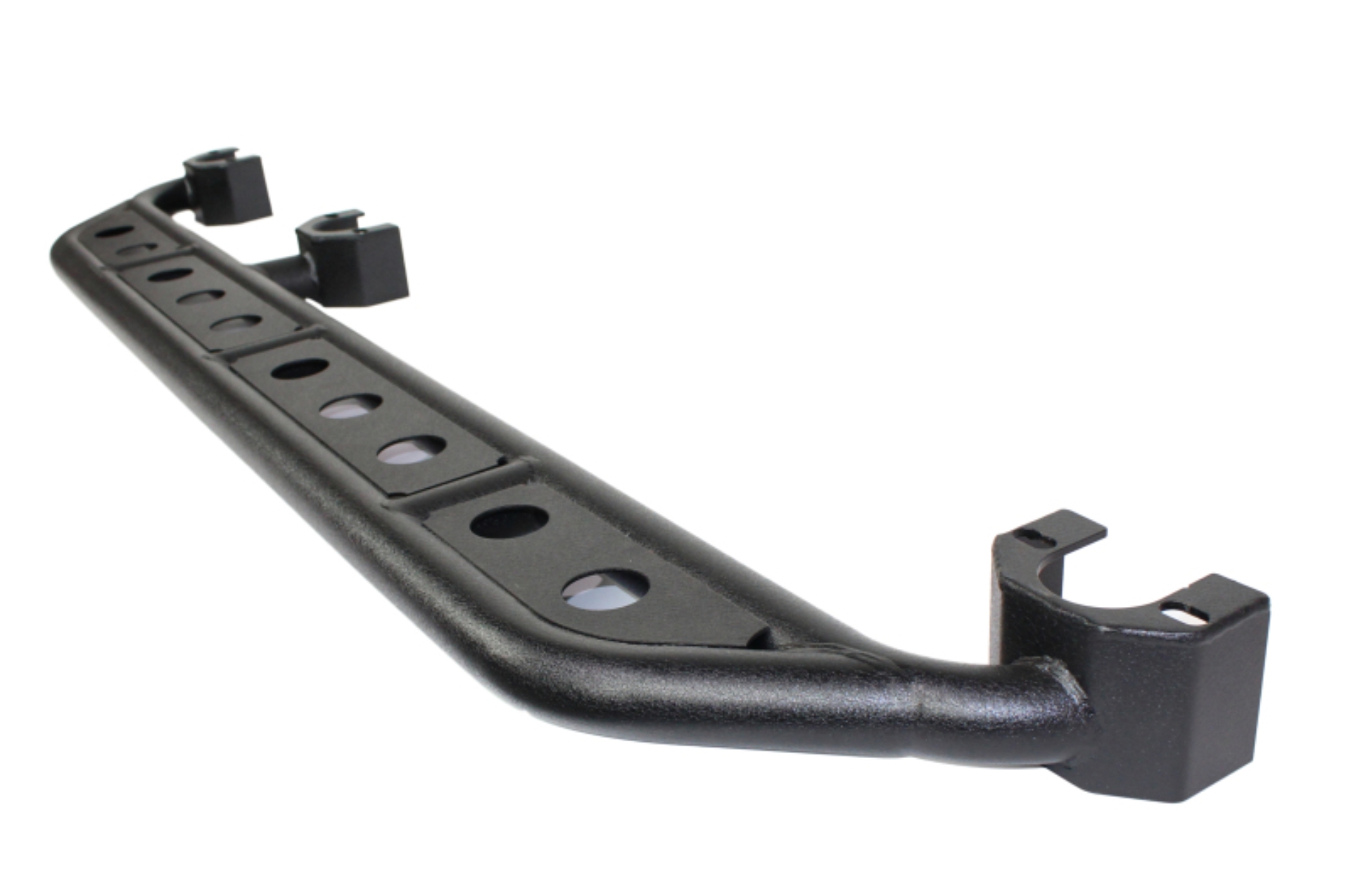 Picture of Fishbone Offroad 07-18 Jeep Wrangler JK 4 Door Steel Side Steps - Black Textured Powdercoat