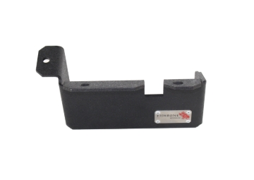Picture of Fishbone Offroad 97-06 Jeep Wrangler TJ Steering Box Skid Plate - Black Textured Powdercoat