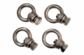 Picture of Fishbone Offroad Jeep Storage/Bed Rack Tie Down Kit Stainless Steel
