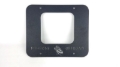 Picture of Fishbone Offroad 97-06 Jeep Wrangler TJ Tailgate Plate - Black Textured Powdercoat Aluminum