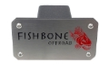 Picture of Fishbone Offroad Hitch Cover - 2In Hitch - Black Powdercoated Steel