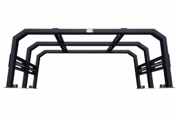 Picture of Fishbone Offroad 20+ Jeep Gladiator Bed Rack Full Tackle Rack - Black Powdercoat