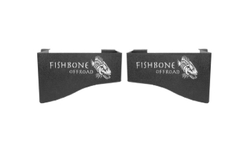 Picture of Fishbone Offroad 07-18 Jeep Wrangler JK 4 DR Wheel Well Storage Bin - Blk Textured Powdercoat Steel