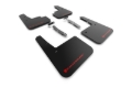 Picture of Rally Armor 22-23 Hyundai Kona N Black UR Mud Flap w/Red Logo