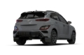 Picture of Rally Armor 22-23 Hyundai Kona N-Line Black UR Mud Flap w/Grey Logo