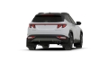 Picture of Rally Armor 22-24 Hyundai Tucson Black UR Mud Flap w/White Logo