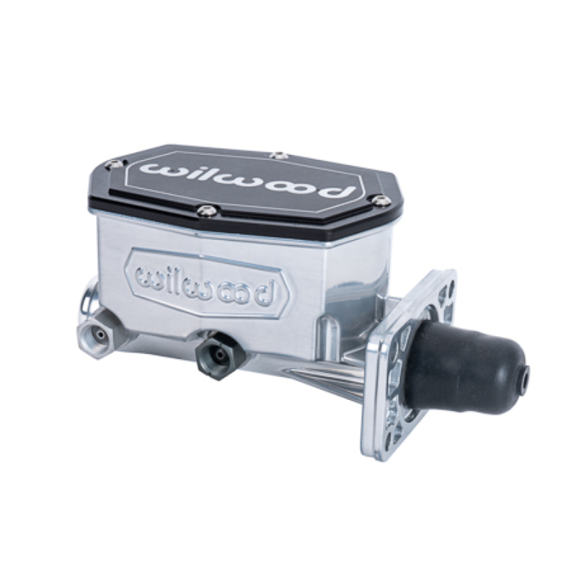Picture of Wilwood Compact Tandem Master Cylinder w/ Mopar 4 Bolt Flange 1in Bore - Chrome