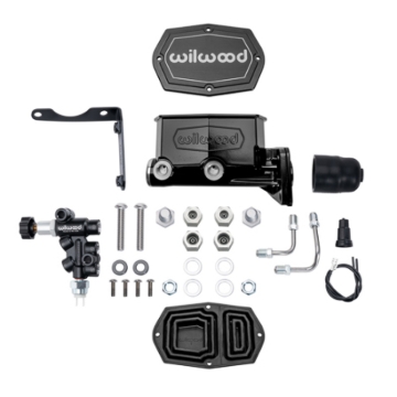 Picture of Wilwood Compact Tandem Master Cylinder w/ Combination Valve 1-1/8in Bore - Black