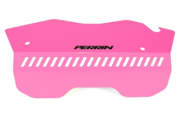 Picture of PERRIN 22-26 Subaru WRX Pulley Cover - Hyper Pink (TALL - For Use w/o PERRIN AOS)