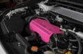 Picture of PERRIN 22-26 Subaru WRX Pulley Cover - Hyper Pink (TALL - For Use w/o PERRIN AOS)