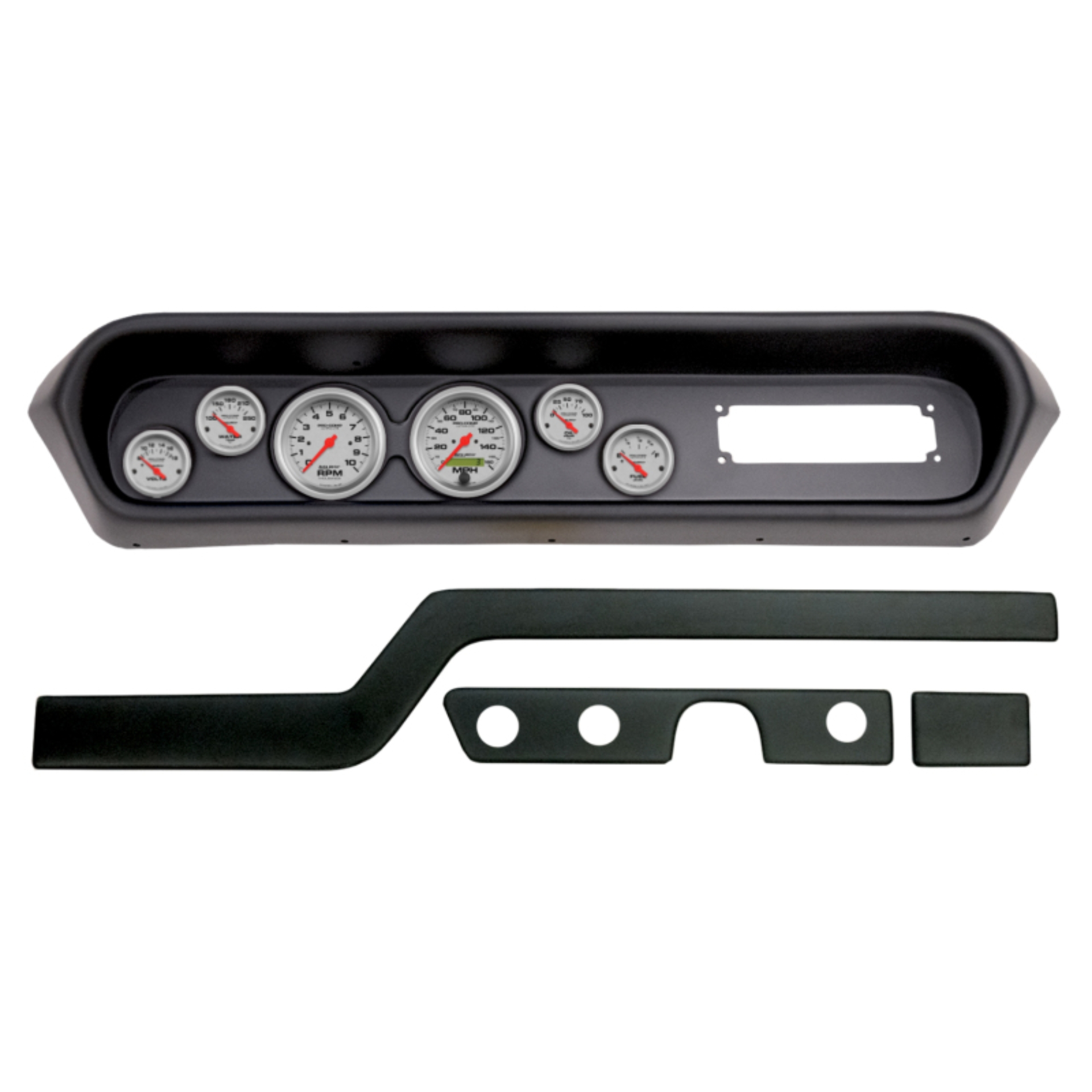 Picture of Autometer 64-65 Pontiac GTO/Lemans 6 Gauge Direct Fit Dash Kit 3-3/8in x2 / 2-1/16in x4 - Ultra-Lite