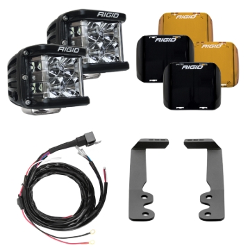 Picture of Rigid Industries 2022+ Toyota Tundra A-Pillar Lighting Kit (Fits 360-Series, D-SS Series)