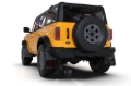 Picture of Rally Armor 21-25 Ford Bronco (Steel Bmpr + RB - NO Rptr/Sprt) Blk Mud Flap w/Area Blue Logo