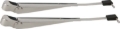 Picture of Kentrol 87-95 Jeep Wrangler YJ Windshield Wiper Arms Pair - Polished Silver