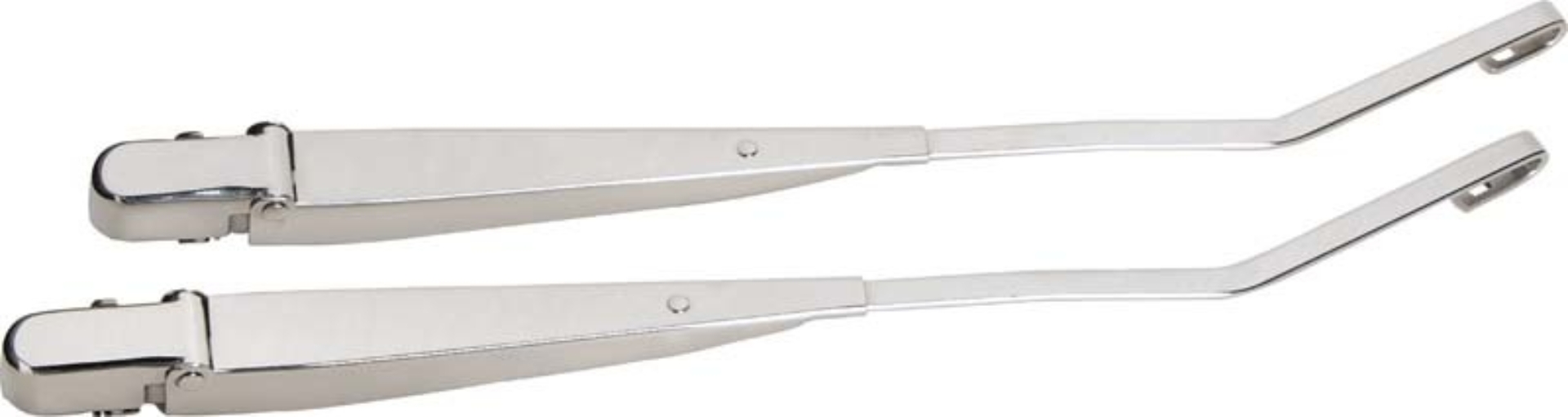 Picture of Kentrol 97-06 Jeep Wrangler TJ Windshield Wiper Arms Pair - Polished Silver