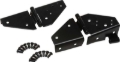 Picture of Kentrol 76-95 Jeep CJ/Wrangler YJ Windshield Hinge Pair - Powdercoat Black